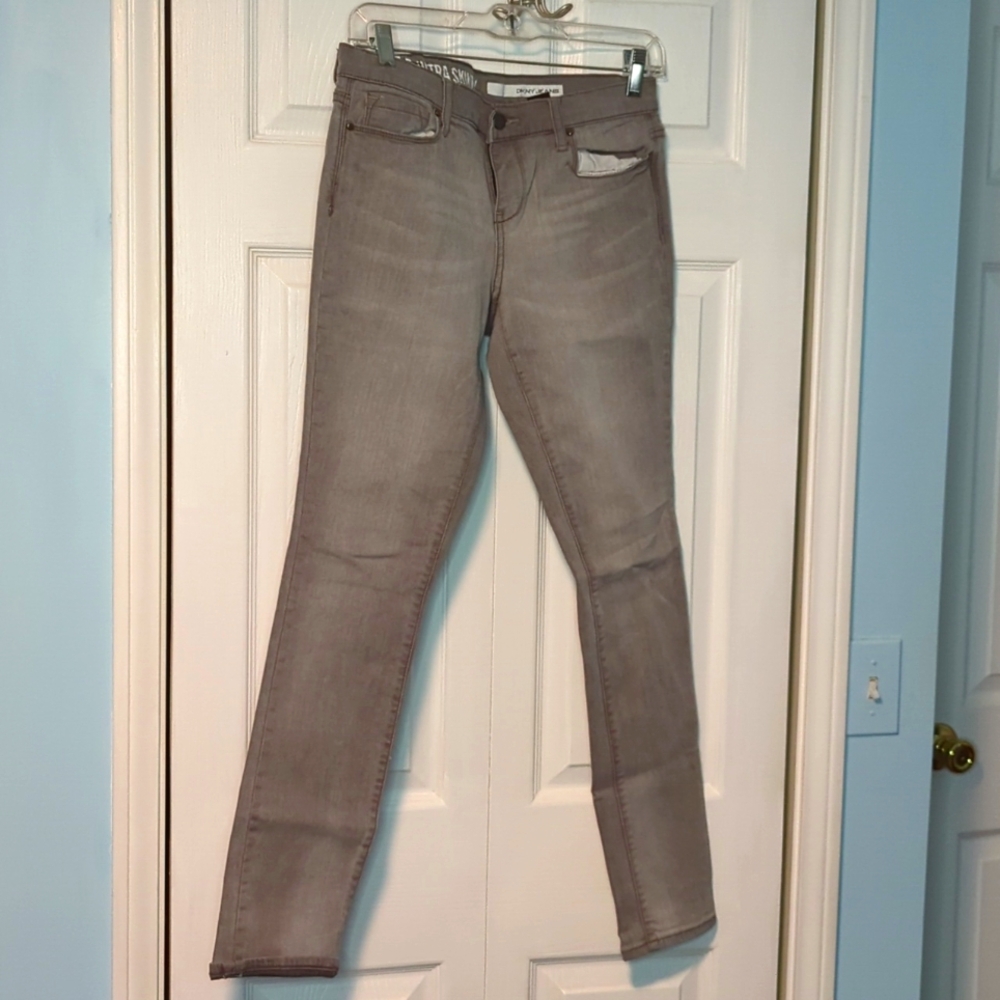 DKNY jeans size 4 grey